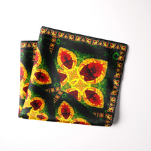 Load image into Gallery viewer, Silk Pocket Square 11"x11" - Hand-stitched, Limited Edition Pure Silk Pocket Square. Hand-rolled on edges and hand stitched. Each piece has a unique design created with special Fractal formulas. A timeless great gift.
