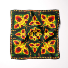 Load image into Gallery viewer, Silk Pocket Square 11"x11" - Hand-stitched, Limited Edition Pure Silk Pocket Square. Hand-rolled on edges and hand stitched. Each piece has a unique design created with special Fractal formulas. A timeless great gift.