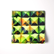 Load image into Gallery viewer, Silk Pocket Square 11"x11" - Hand-stitched, Limited Edition Pure Silk Pocket Square. Hand-rolled on edges and hand stitched. Each piece has a unique design created with special Fractal formulas. A timeless great gift.