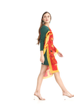 Load image into Gallery viewer, Cotton Silk Shawl, FLAME Collection