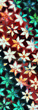 Load image into Gallery viewer, NEW COLLECTION / Silk Shawl, FLAME Collection 100% Pure Silk Shawl, Fractal Art Design, Turkish Silk Shawl. Luxury Hijab, Luxury Shawl, Limited Edition Fractal Print Shawl, Chic Colorful Large Shawl, Multicolor Stylish Silk Shawl. Gift for her, Gift for w