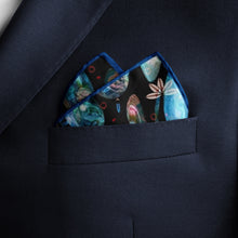 Charger l&#39;image dans la galerie, Pure Silk Pocket Square, Turkish Silk, Men&#39;s Suit, Wedding Suit, Groomsmen Groom Pocket Square, Bespoke Suit, Limited Edition Fractal, Luxury Pocket folds, Gift for him, Gift for men, Holiday Gift Ideas, Wristband Handmade, Italian Handkerchief.

