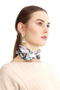 Silk Crepe Scarf, TERRA Collection