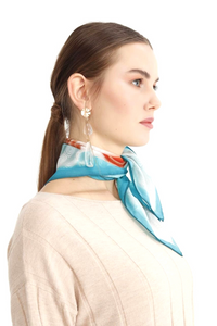 Silk Crepe Scarf, MARE Collection