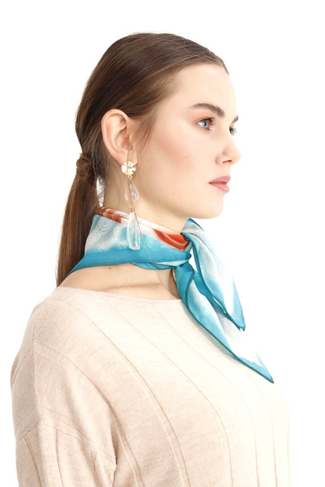 Silk Crepe Scarf & Bandana 27
