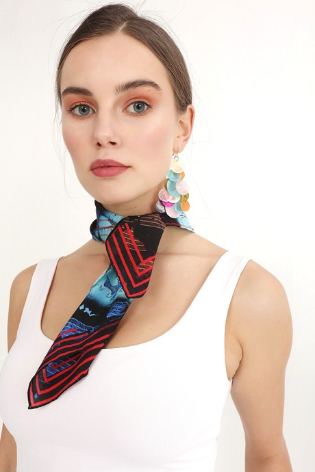 Silk Crepe Scarf & Bandana 27