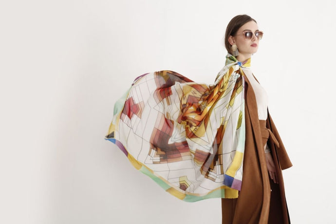 Cotton Silk Shawl 55