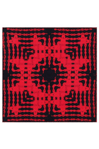 Silk Pocket Square 11"x11" - Hand-stitched, Limited Edition Pure Silk Pocket Square. Hand-rolled on edges and hand stitched. Each piece has a unique design created with special Fractal formulas. A timeless great gift.