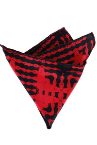 Silk Pocket Square 11"x11" - Hand-stitched, Limited Edition Pure Silk Pocket Square. Hand-rolled on edges and hand stitched. Each piece has a unique design created with special Fractal formulas. A timeless great gift.