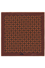 Load image into Gallery viewer, Silk Pocket Square 11&quot;x11&quot; - Hand-stitched, Limited Edition Pure Silk Pocket Square. Hand-rolled on edges and hand stitched. Each piece has a unique design created with special Fractal formulas. A timeless great gift.
