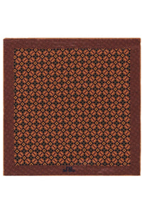 Silk Pocket Square 11"x11" - Hand-stitched, Limited Edition Pure Silk Pocket Square. Hand-rolled on edges and hand stitched. Each piece has a unique design created with special Fractal formulas. A timeless great gift.