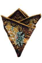 Load image into Gallery viewer, Silk Pocket Square 11&quot;x11&quot; - Hand-stitched, Limited Edition Pure Silk Pocket Square. Hand-rolled on edges and hand stitched. Each piece has a unique design created with special Fractal formulas. A timeless great gift.

