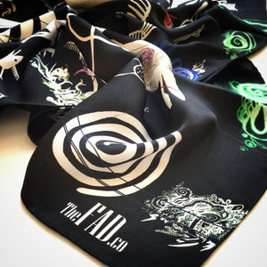 100% Silk Twill Scarf, TERRA Collection  An exclusive piece of accessory - a scarf, a foulard, a belt, a hair wrap, a bag scarf..  Produced in limited numbers, handmade. Hand-rolled on edges and hand stitched. Each piece has a unique design created by special 'Fractal' formulas.