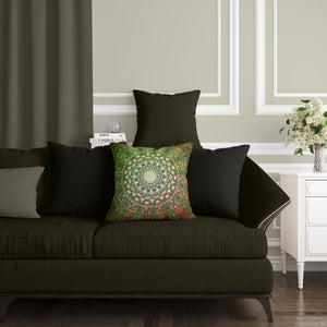 Taie d'oreiller décorative en soie